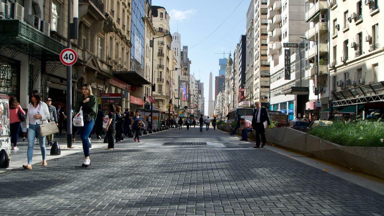 Estilo Y Comodidad En Av Corrientes, Departamento Con Estacionamiento Para Autos Buenos Aires Exterior foto